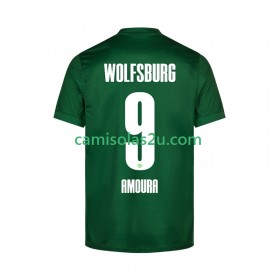 Camisolas de futebol VfL Wolfsburg Mohamed Amoura 9 Equipamento Principal 2025/26 Manga Curta